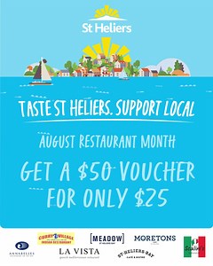 To celebrate Restaurant Month, St Heliers has a limited number of $50 vouchers for only $25 to be used at any of our seven amazing restaurants. Taste St Heliers and support local with this great deal - new vouchers are released each Monday and can be redeemed from the 8th of August - 8th of September🍴 See stheliers.com for terms and conditions. Participating restaurants are Annabelles, Moretons, Scallinis, La Vista, St Heliers Bistro, Curry Village, and Meadow. | St Heliers Bay - Your Village b