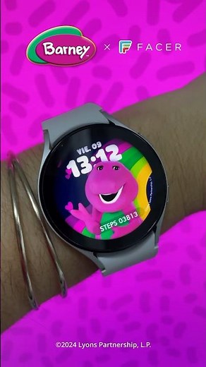BARNEY WATCH FACES NOW AVAILABLE!