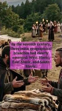 The Epic Journey of Slavic Languages: From Origins to Today 📜✨ #SlavicHistory #ProtoSlavic