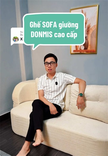 Ghế Sofa Giường DONMIS 2 Trong 1 Đa Năng Cao Cấp