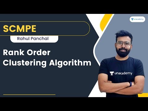 Rank Order Clustering Algorithm | Rahul Panchal | CA Final