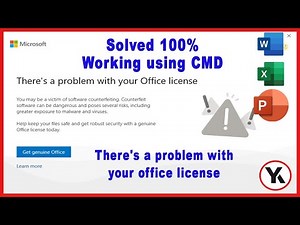 How To Remove Get Genuine Office Notification | Fix your Office license is not genuine