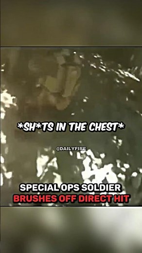 Special Ops Soldier BRUSHES OFF Direct Hit! 😨 ‪@FUNKER530‬