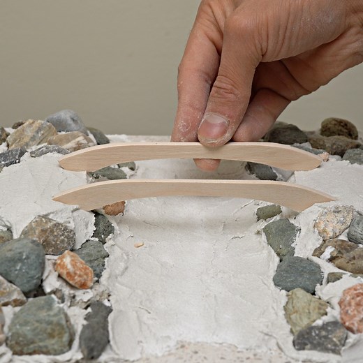 Narrow Bridge Built Over A River Diorama | DIY & Crafts