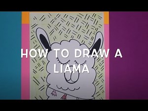 How To Draw a Cute Llama