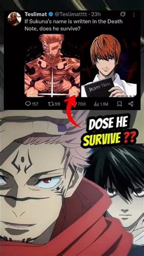 Sukuna vs Death Note: Who Actually Wins?