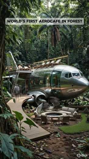 Airplane to Futuristic Jungle Luxury Retreat ✈️🌴 | Epic Restoration Timelapse