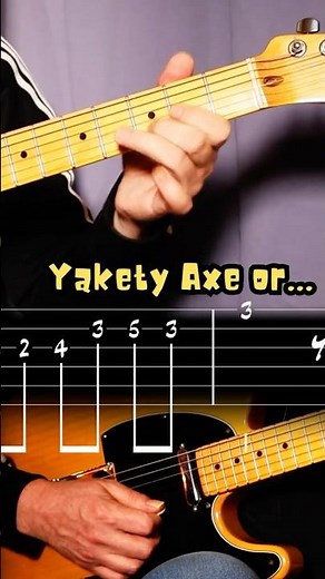 Yakety Axe or Sax ??#guitarlick#yakety#shorts