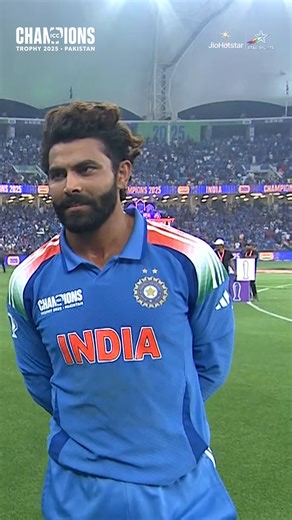 22M views · 1.2M reactions | A moment of pure joy for #RavindraJadeja!  He expresses his pride in the team and what it feels like to win the tournament!  #ChampionsTrophyOnJioStar #Cricket | Star Sports | Facebook