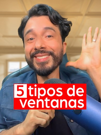 5 tipos de ventanas para tus espacios 🏡 #tiposdeventanas #decoraciondeinteriores #diseñodeinteriores #tipsparaelhogar