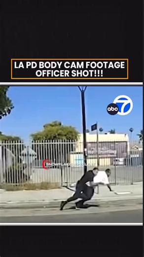 2.8K views · 33 reactions | Los Angeles Police Department Body Cam footage man fleeing on foot shoots officer. #cop #police #policelivesmatter #police #policeman #cops #laws #criminal #crime #busted #arrested #arrest #losangeles #californian #california #fleeing #onfoot #shooting #shot #gunfight #guns #gun #handgun #handguns #pistol #pistols | Snowflakerepellent | Facebook