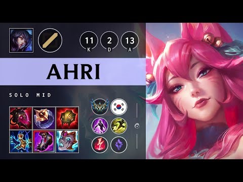 Ahri Mid vs Galio - KR Challenger Patch 25.17