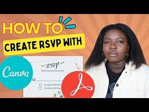 How to Create a RSVP Card with CANVA and Adobe Reader DC