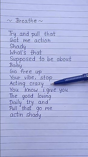 Breathe lyrics ~ Olly Alexander #breathe #lyrics #learnenglish