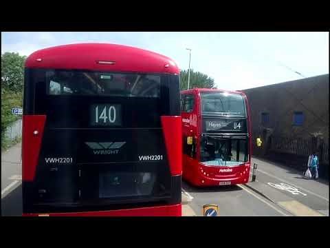 FULL ROUTE VISUAL | London Bus Route 90 - Feltham to Northolt | VWH2413 (LK67ENY)