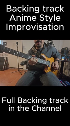 Epic Anime Guitar Solo 🎸 | Part 1 #backingtrack #guitarjam #guitarbackingtrack #guitarsolo