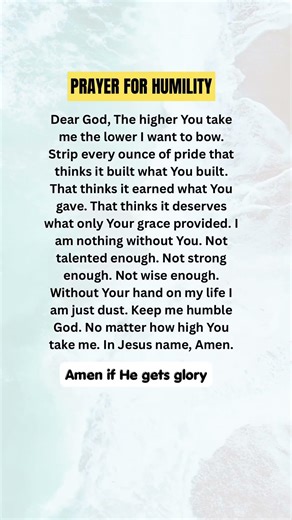 A Powerful Prayer for Humility | Daily Prayer #shorts #prayer #faith