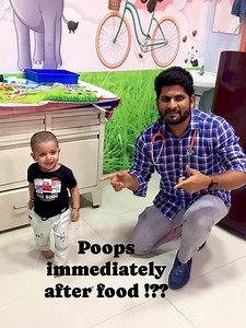 The gastrocolic reflex is a physiological reflex that controls the motility of the lower gastrointestinal tract following a meal. As a result of the gastrocolic reflex, the colon has increased motility in response to the stretch of the stomach with the ingestion of food. Otherwise called as sensitive intestine it’s not an infection or illness and one would rarely find any signs of dehydration or signs of sickness!! Though seen more often among children because their gut is still in the process o