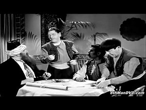 The Three Stooges short “Malice in the Palace” with a sketch of a deleted cameo of Curly Howard