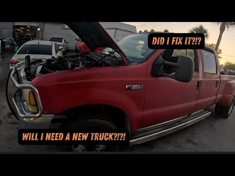 Leak fixed?! Ford F350 7.3 Turbo Diesel High-Pressure Oil Line Upgrade P2