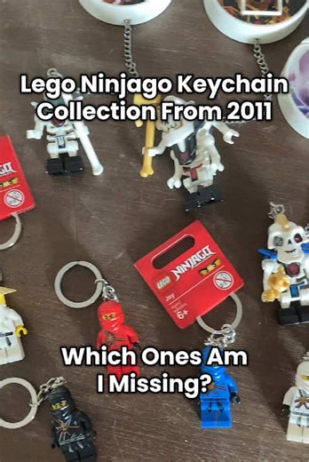 Lego Ninjago Keychains Collection from 2011 Review