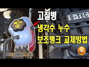 Coolant tank surge tank replacement (Matiz Creative, Spark)
