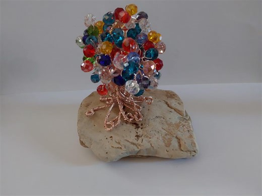 Gum Drop Beaded Wire Mini Tree - Etsy UK