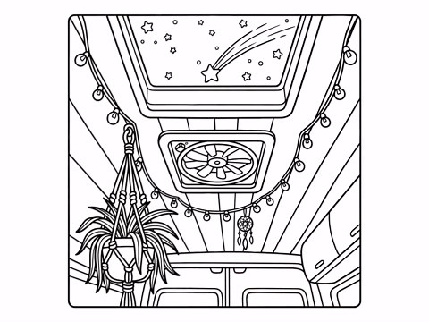 Camping Coloring Outdoor Summer Coloring Book Road Trip Coloring Camper Vacation Coloring Adventure Book Coloring Pages for Kids Adults - Etsy