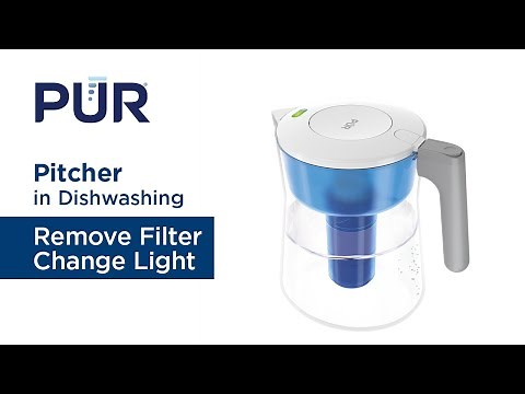 How to Remove the PUR Pitcher Filter Change Light for Dishwashing