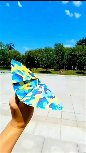 How to make a flapping bat 🤩✈️ , easy paper plane tutorial , best flying airplane #shorts​ #craft