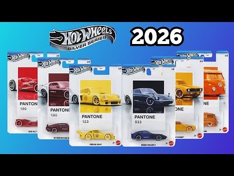 Hot Wheels 2026 Pantone Set