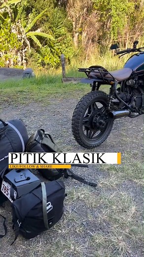 3.3K views · 28 reactions | Motocamping Adventure   IG: cafe.racer.garage.07 #caferacer #scrambler #TRACKER #bobber #CustomMade #customized | Pitik Klasik | Facebook