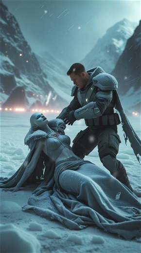 Human Saves Alien Princess in Deadly Snowstor #hfy #snowstorm #sciencefiction #shortstory