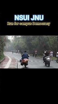 Nsui jnu Run for campus Democracy merathon ‪@IndianNationalCongress‬ ‪@TeamvbNsuiofficial‬