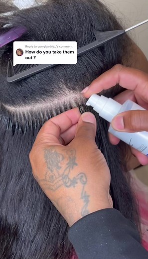 Removing Kitp Hair Extensions Tutorial
