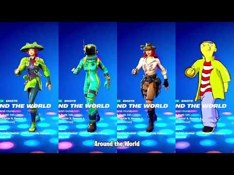 Fortnite Icon Series Emotes & Dances (All Chapters)