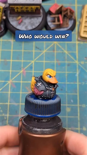 Epic Duck Mike on Instagram: "Pick a side! Would the stalwart Battlehen of the Empire win, or the innumerable Cyberducks of the Duckron Dynasties?"