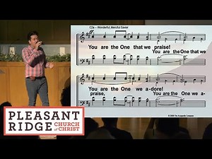 Wonderful, Merciful Savior (a cappella worship song with lyrics and notes)