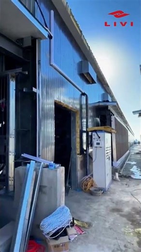 100000 Layers Automatic Poultry Farm in Operation Large Scale Chicken Cage System