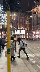 Walking around Milan in night time 🇮🇹❤️ #milan #nightwalk #italytravel