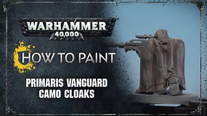 Quite a few of you have been asking how to paint the camouflage cloaks of the Vanguard Eliminators. In today's Tip of the Day, Peachy shows you how to do just that! You can find Vanguard Eliminators in Shadowspear, available to order now: http://bit.ly/2JGUPVW Got something you'd like to see the lads cover in one of these videos? Then share it with them at paintingwarhammer@gwplc.com | Warhammer 40,000