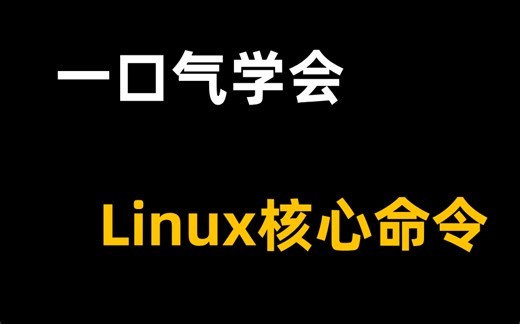 80分钟一口气学完Linux核心命令！带你掌握Linux所有核心知识点，全程干货，无废话！