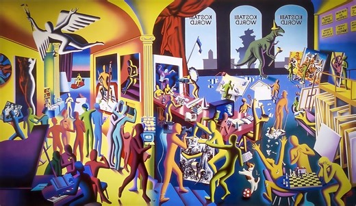 Roma: Mark Kostabi. From Pop to Eternity - Mostra d'arte contemporanea nel Lazio