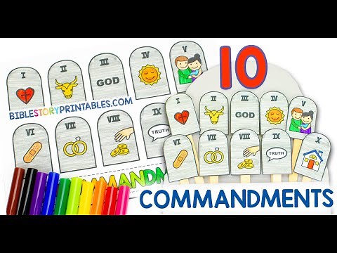 Ten Commandments for Kids