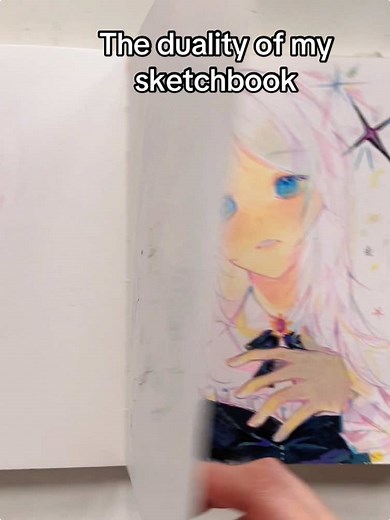 🥺🥺 #fyp #foryou #acrylicmarker #art #oc #sketchbook