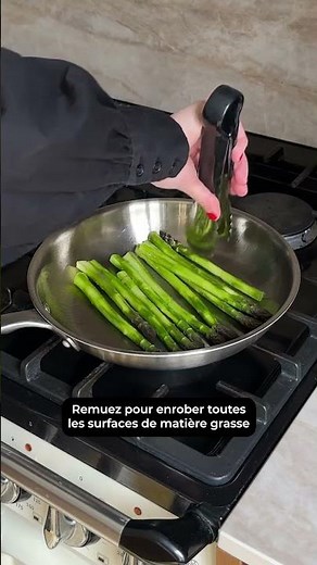 Comment cuisiner des asperges à l'inox ?