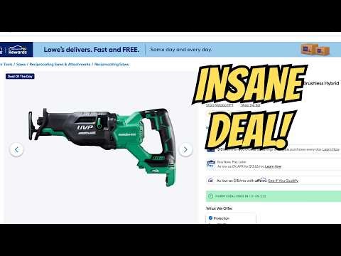 SUPER Sweet Tool Deals At Home Depot & One Really BIG One At Lowe's!