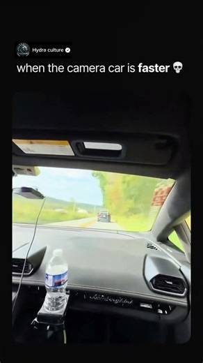 When the camera car is faster than your super car 💀 #lamborghini #carguy #audi