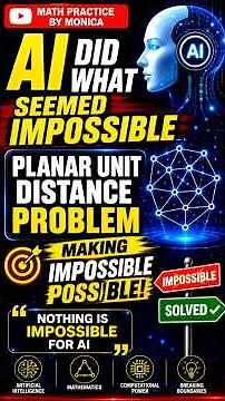 AI OPEN AI Solution Planar Unit Distance Problem AI solution to most complex MATHS Erdos Problem