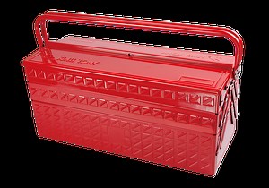 3 Section Fold Up Type Portable Tool Box-KING TONY-87402